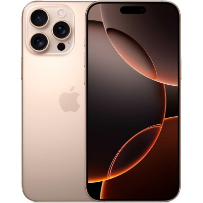 Смартфон Apple iPhone 16 Pro 1 ТБ, «Песчаный Титановый», nano SIM + eSIM
